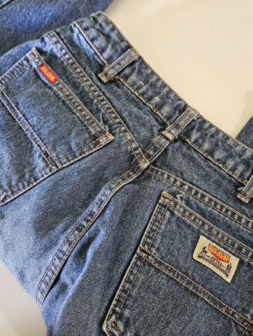 Vintage Unisex Big John Extra Japanese Denim Jeans - Tag 29x33 (Fits 26x31)